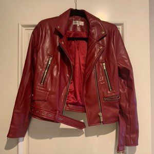 House of London Red Leather Jacket